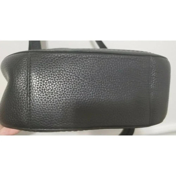 Kate Spade NY Black Pebbled Leather Crossbody Leather Tassel Charm - Picture 8 of 11